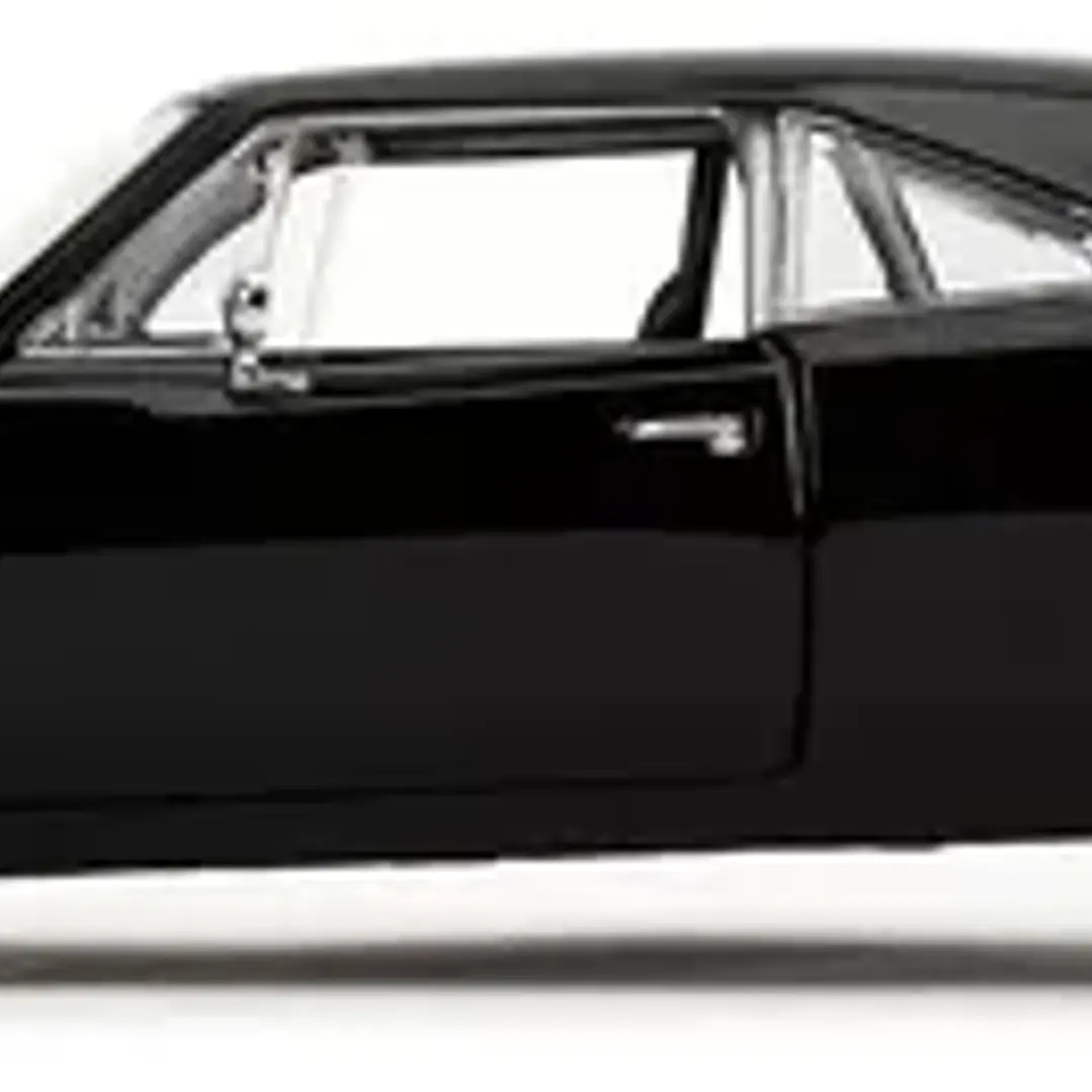 Auto Camioneta en miniatura Jada Charger 70 1:24 color negro fast x 6