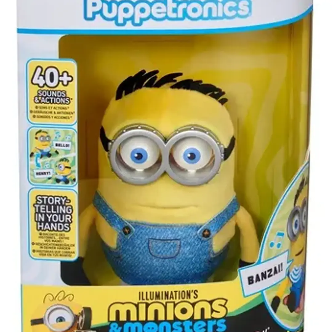 Peluche Puppetronic Minions Henry Amarillo 4