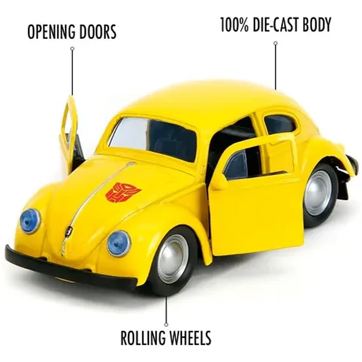 Auto Transformers 1:32 Bumblebee Volkswagen Beetle - Jada 2