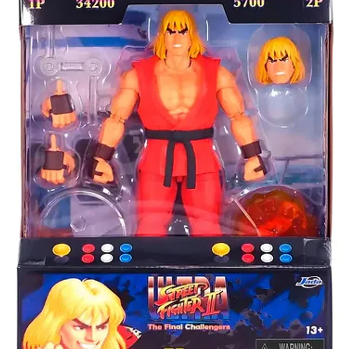 Figura Accion Articulada Ultra Street Fighter 2 Ken Jada 1