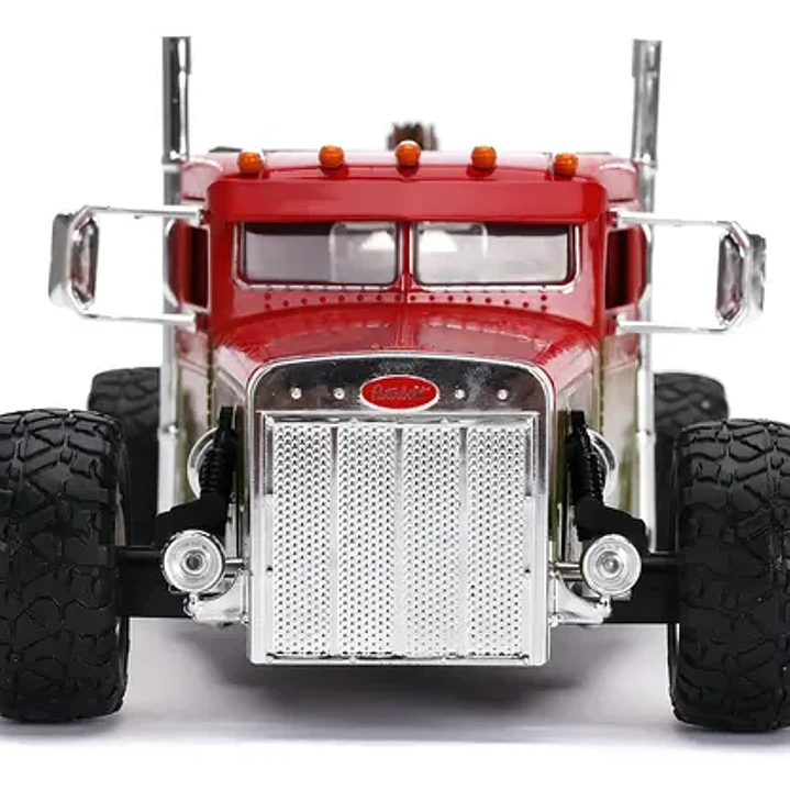 1/24 Hobbs & Shaw Peterbilt Custom Rapidos Y Furiosos Jada Rojo 4