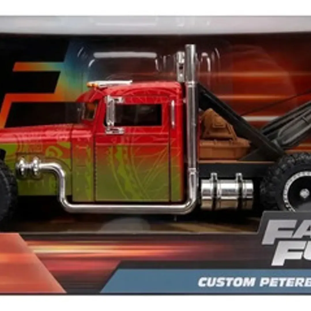 1/24 Hobbs & Shaw Peterbilt Custom Rapidos Y Furiosos Jada Rojo 6