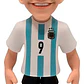Figura Coleccion Minix Julian Alvarez Selección Argentina - Miniatura 2
