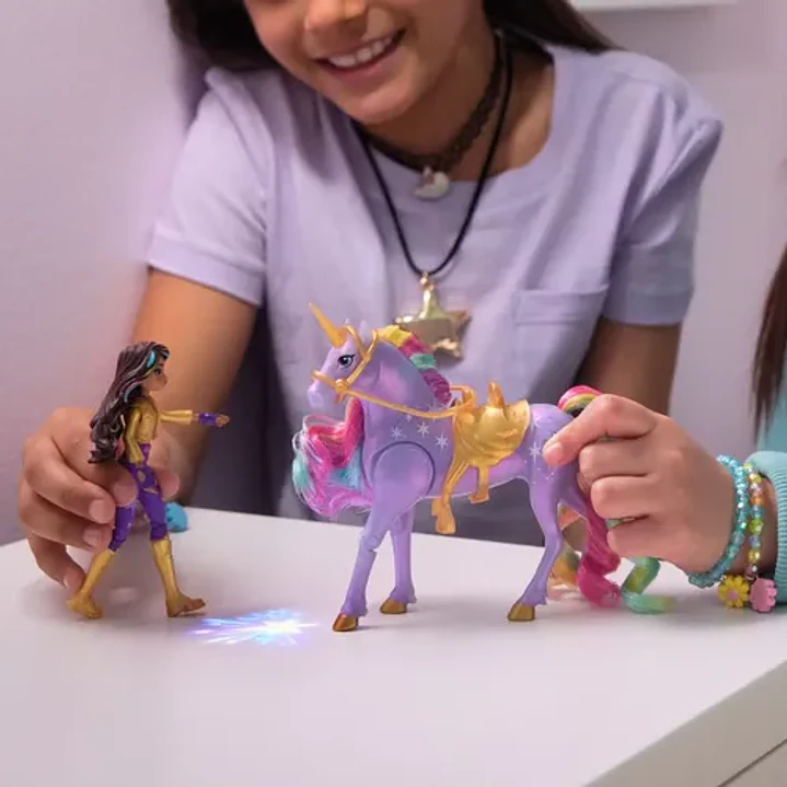 Muñeca Sophia Y Wildstar Luces Arcoíris Unicorn Academy 3