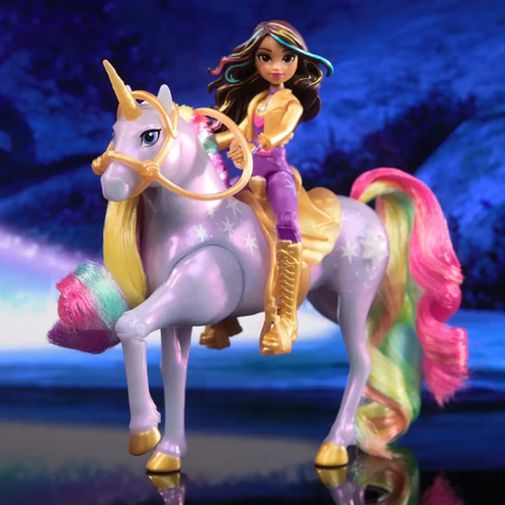 Muñeca Sophia Y Wildstar Luces Arcoíris Unicorn Academy 7