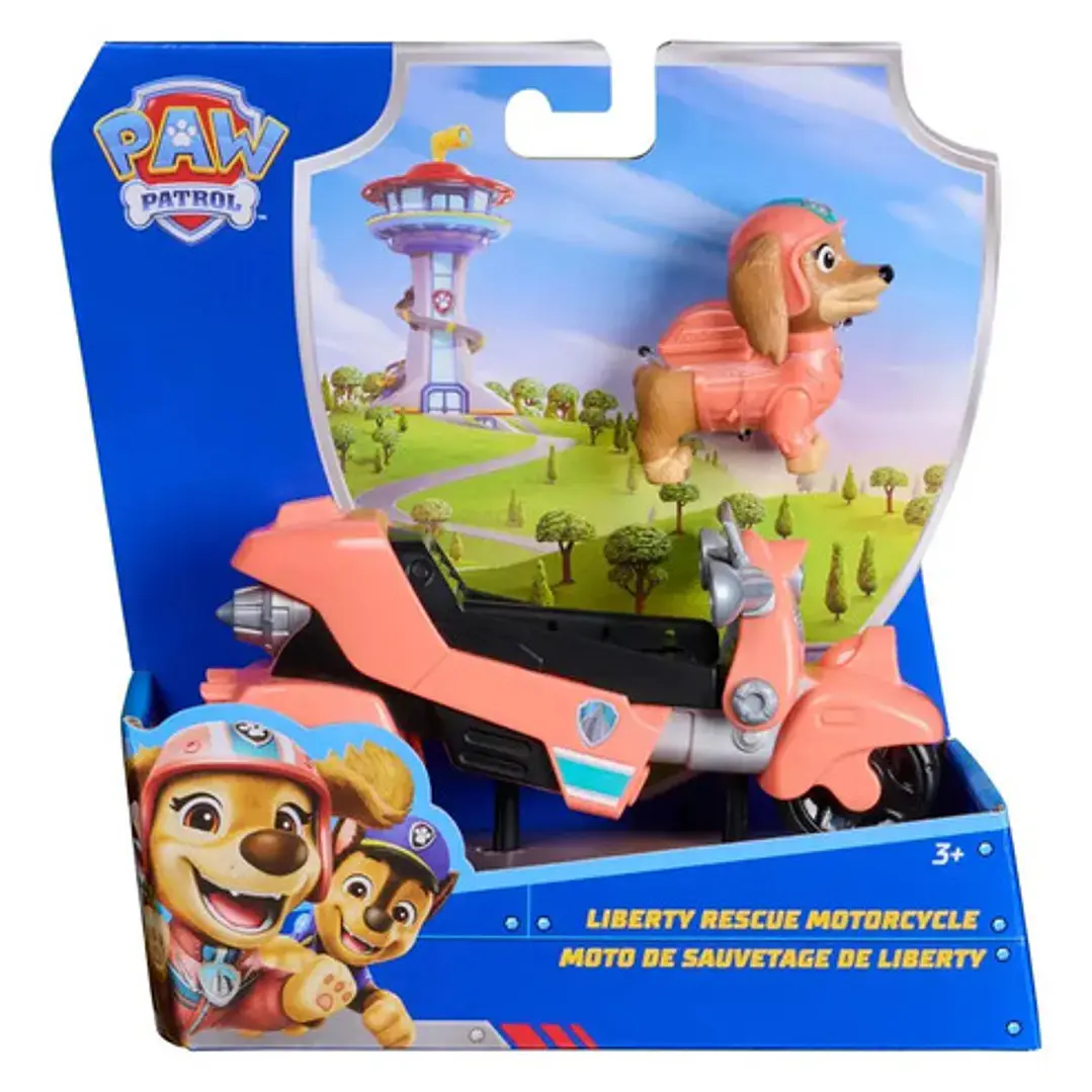 Paw Patrol Auto Mediano C/figura - Liberty - Original 1