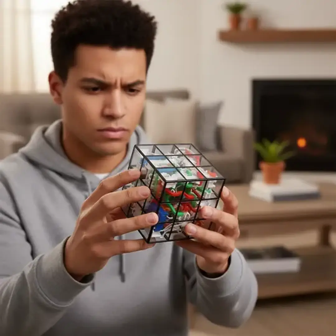 Juego De Mesa Spin Master Games 3x3 Rubik's Perplexus Fusion 6