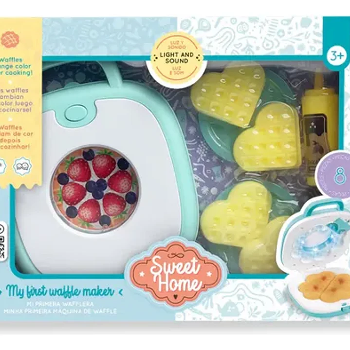 Mi Primera Waflera Infantil Con Luz Y Sonido Sweet Home 2