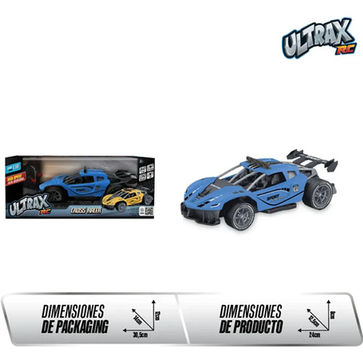 Auto Cross Racer Control Remoto Y Batería Recargable Ultrax 5
