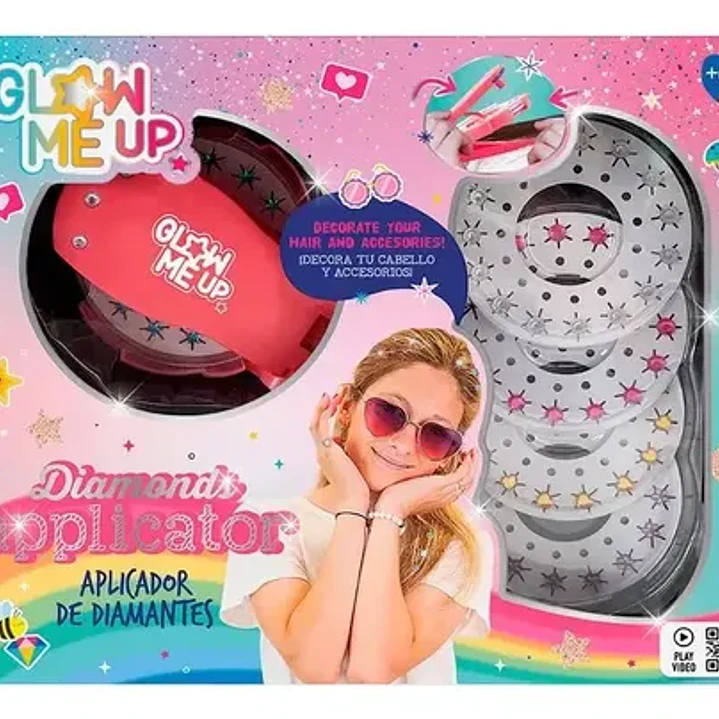 Maquina Aplicadora De Diamantes Para Pelo Glow Me Up Gl009 1