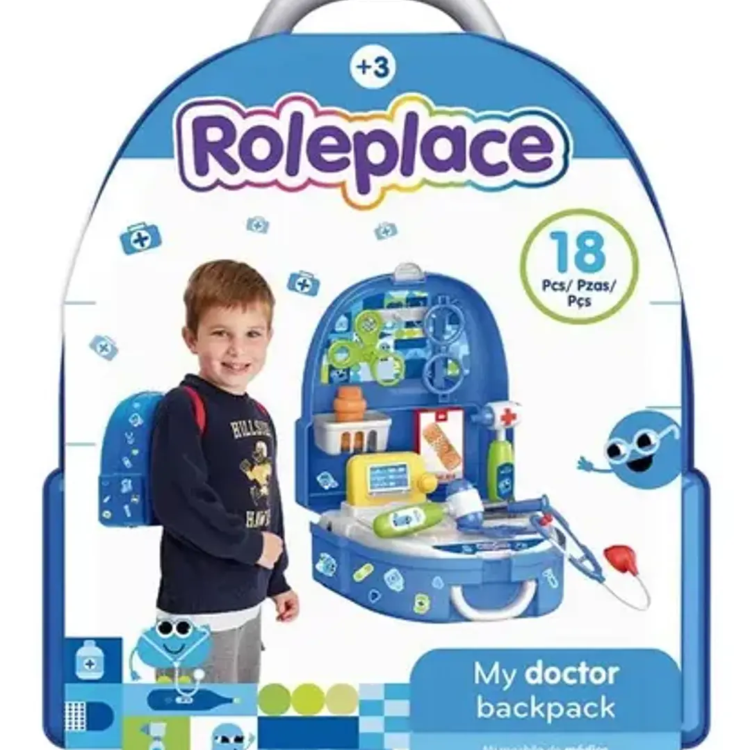 Juguete Mi Mochila De Médico Roleplace 1