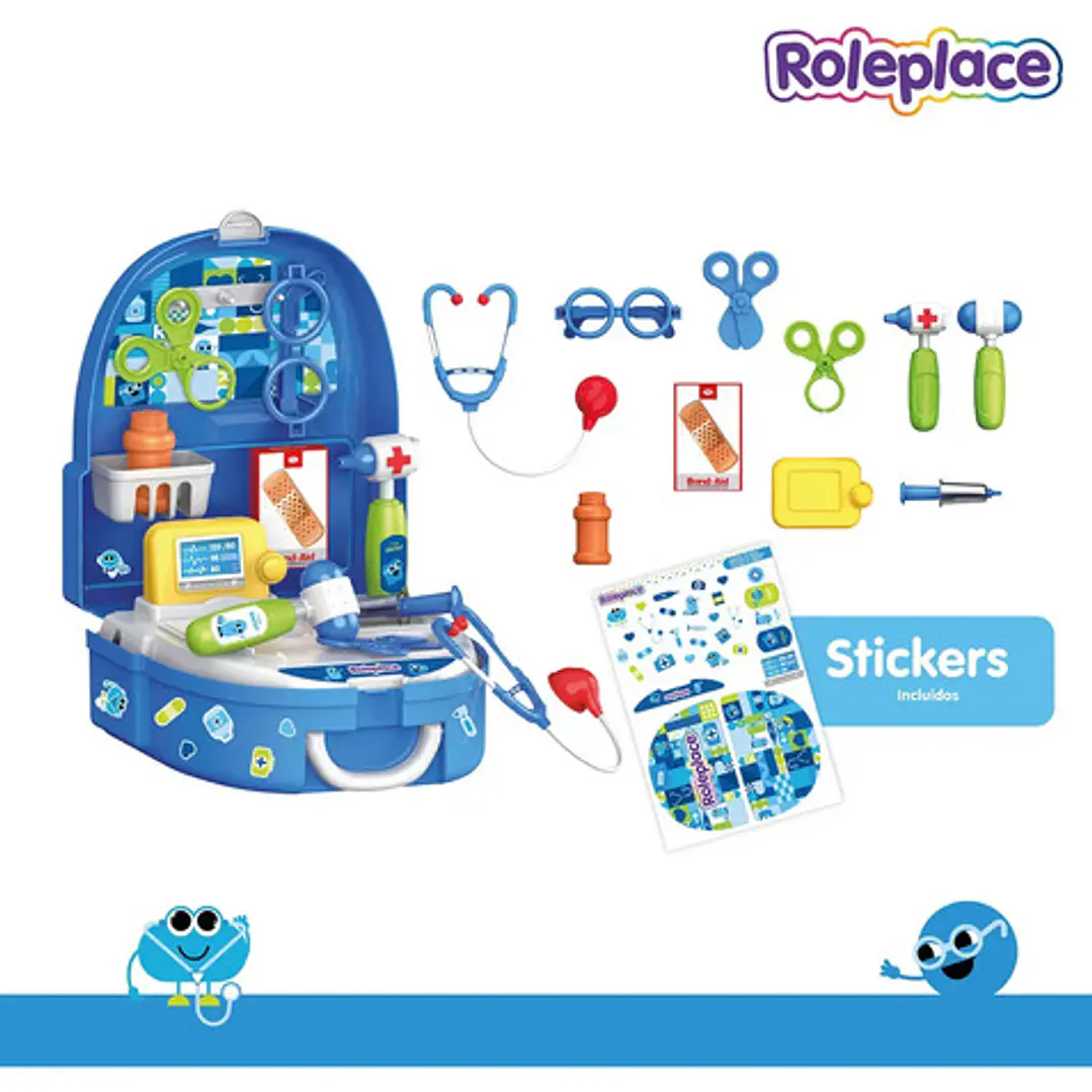 Juguete Mi Mochila De Médico Roleplace 5