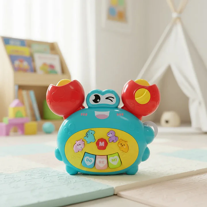Cangrejo Musical Infantil Con Luces Y Sonidos Benic Baby 2