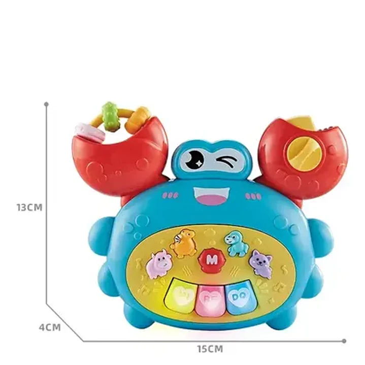 Cangrejo Musical Infantil Con Luces Y Sonidos Benic Baby 4