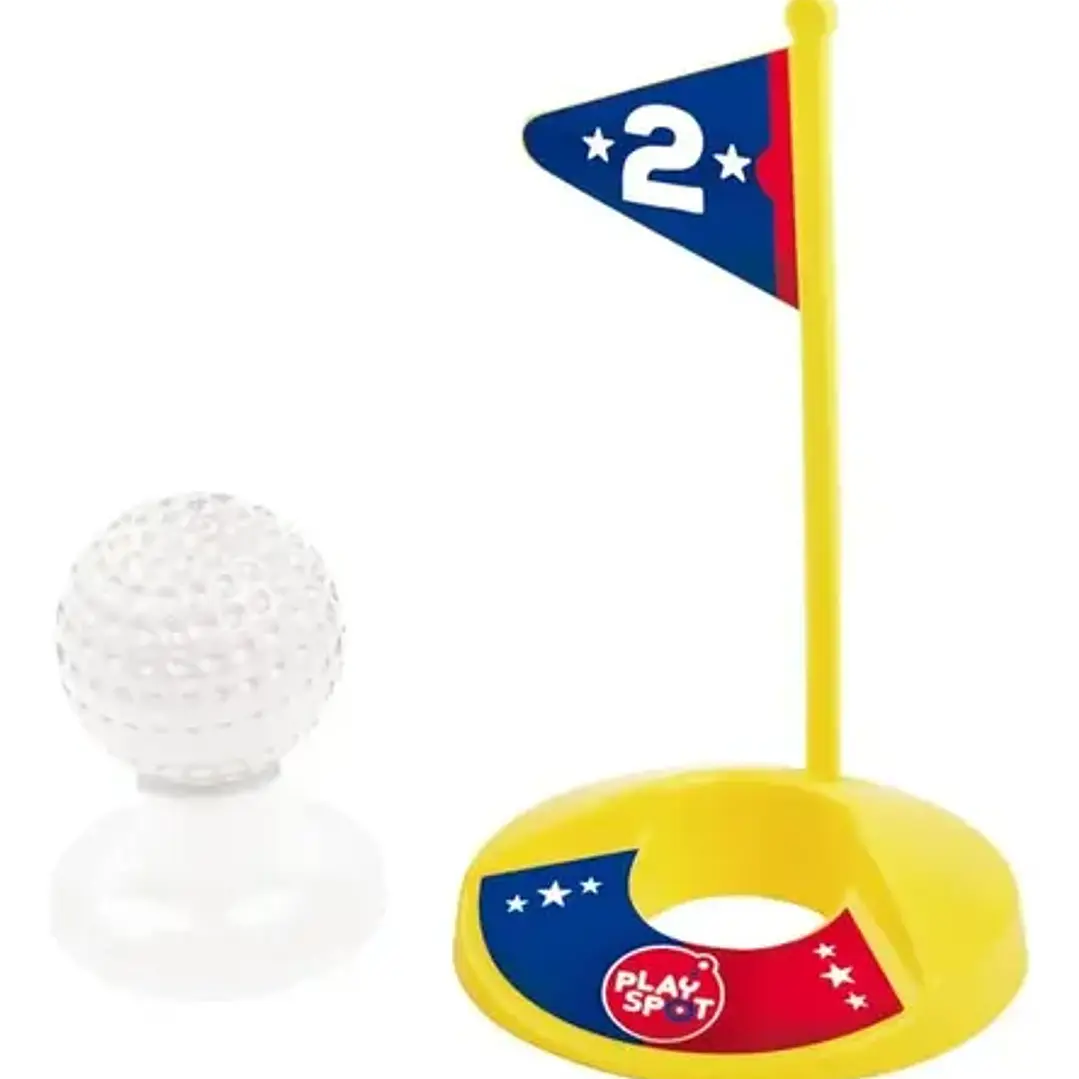 Set De Golf  Niños 3 Palos 2 Hoyos 2 Banderas Playspot Pl14 3