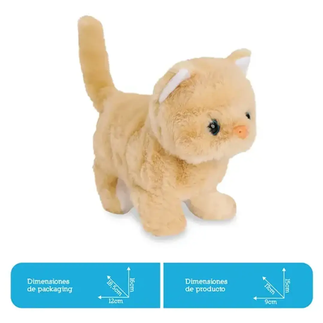 Peluche Gatito Con Sonido Y Movimiento Roleplace 2