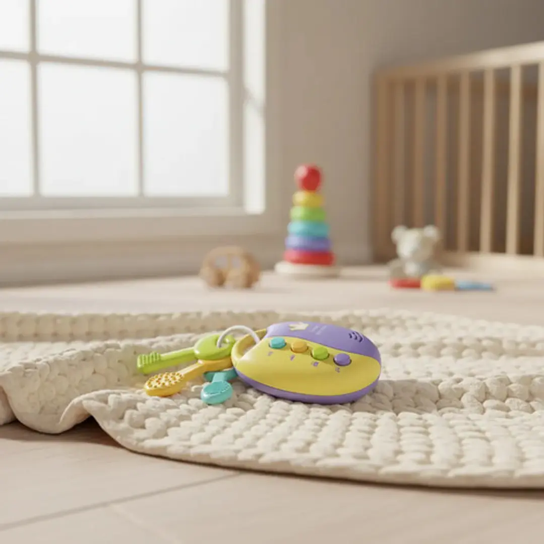Sonajero Llaverito Musical Con Luz Y Sonido Benic Baby Bb046 4