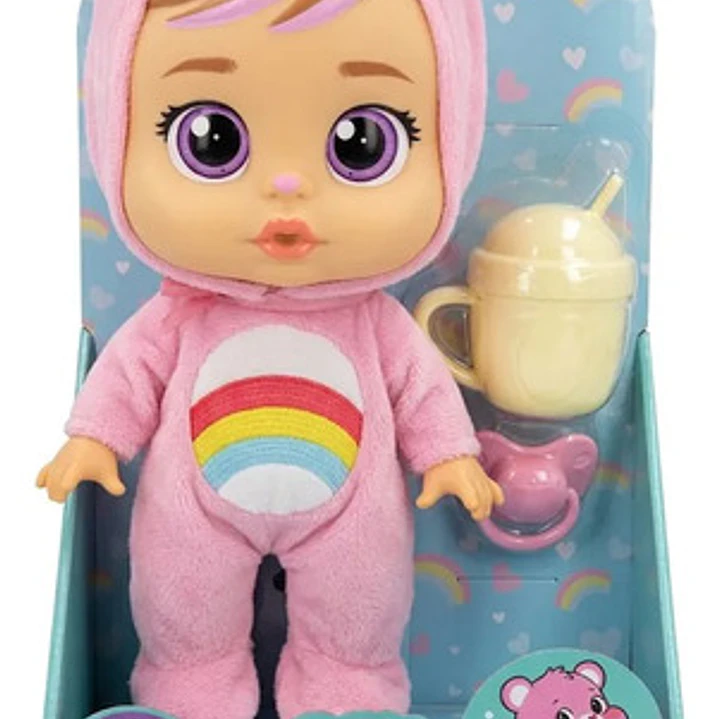 Muñeca Cry Babies 26cm Loving Care Care Bears - Cheer Bear 1