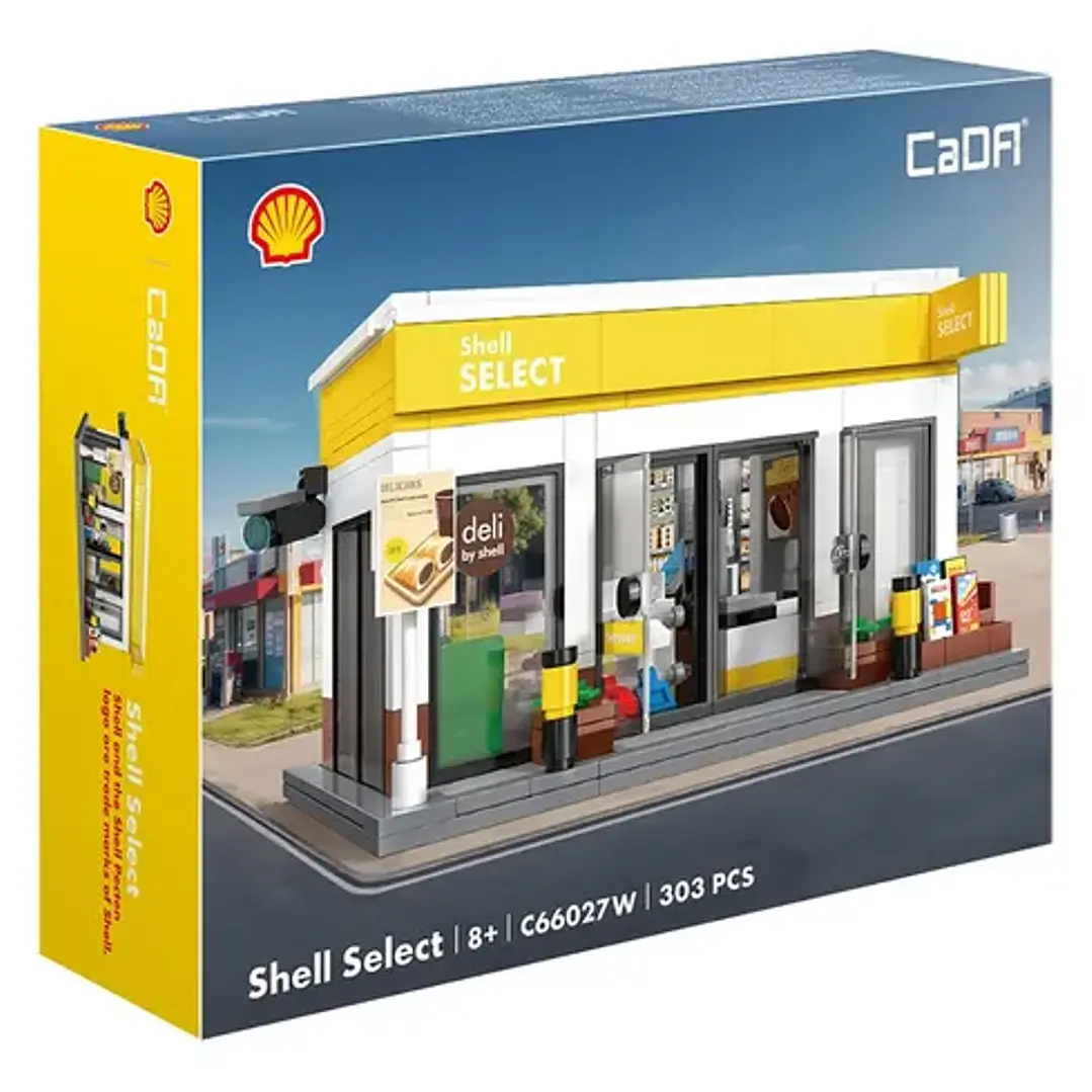 Play Set Estación Shell Select Bloques Cada C66027w Amarillo 3