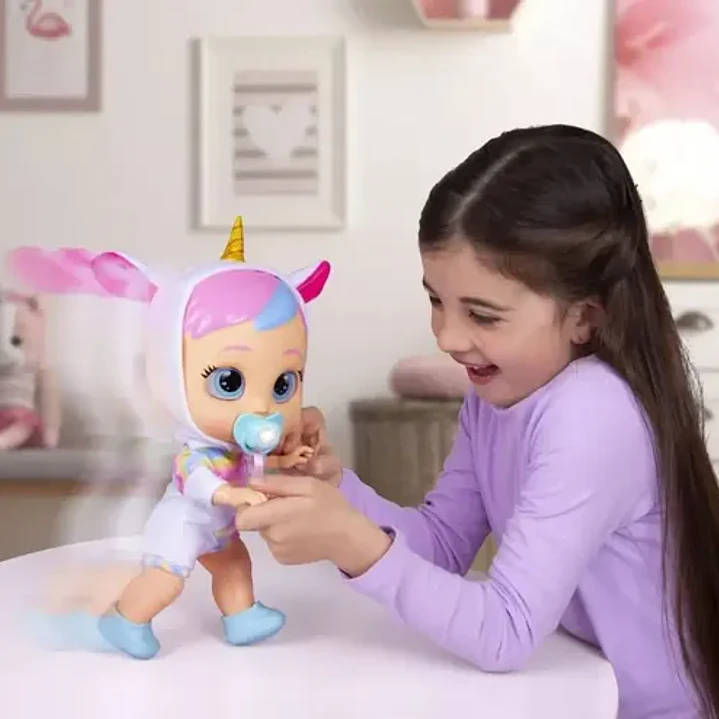 Muñeca Cry Babies Dreamy Unicornio My First Steps 4