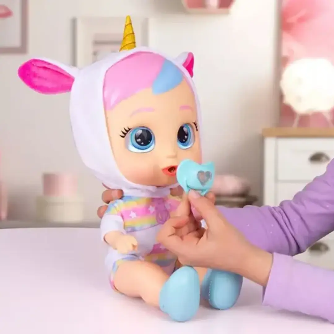 Muñeca Cry Babies Dreamy Unicornio My First Steps 5
