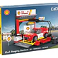 Bloques De Construcción CaDA Shell Staging Station Estación De Servicio Taller Con Auto De Carreras Coleccionable C66035W 237 Piezas Juguete Para Armar - Miniatura 1