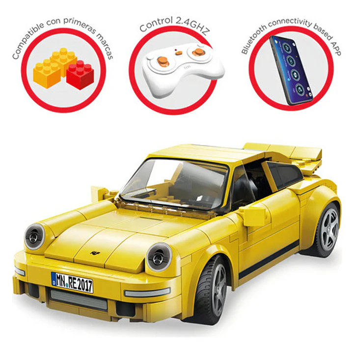 Auto R/control Ruf Ctr2017 Yellowbird Bluetooth 1:20 Cada 6