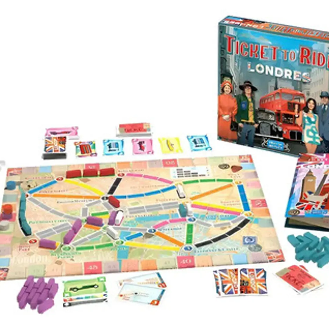 Aventureros Al Tren Londres Juego De Mesa Maldon 2