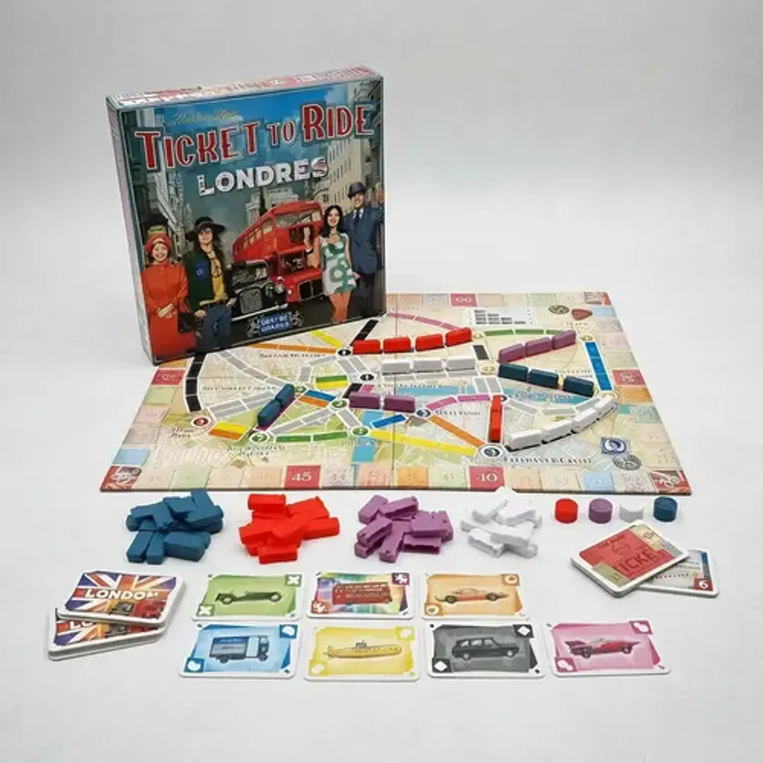 Aventureros Al Tren Londres Juego De Mesa Maldon 6