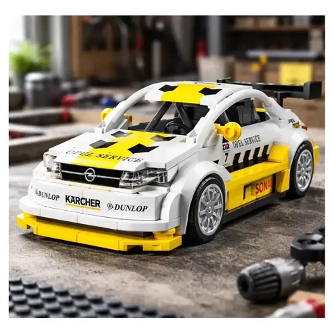 Bloques De Construcción CaDA Auto Opel Astra V8 Coupe Escala 1:24 Kit Para Armar C55036W 305 Piezas 2