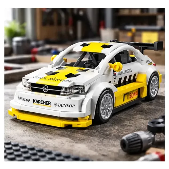 Bloques De Construcción CaDA Auto Opel Astra V8 Coupe Escala 1:24 Kit Para Armar C55036W 305 Piezas 2