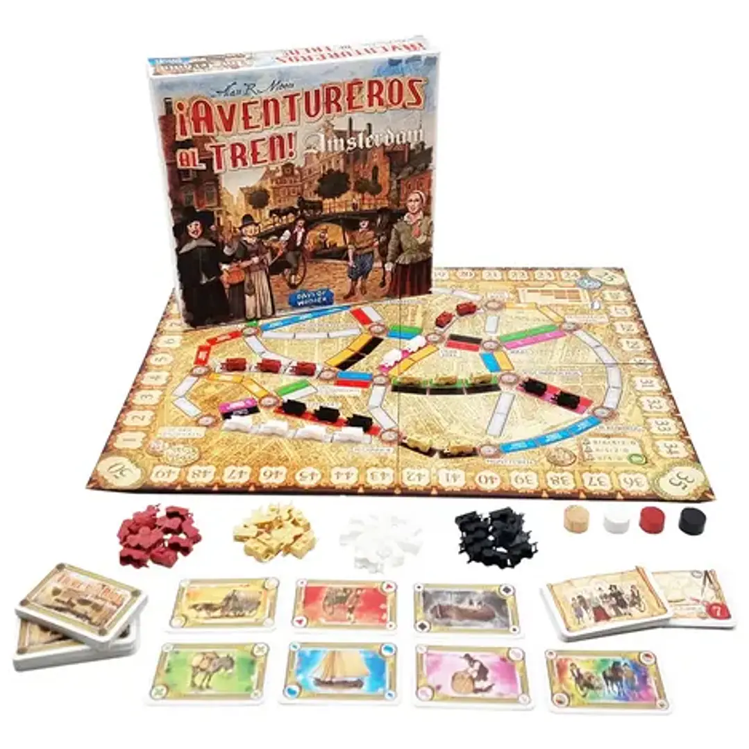 Juego De Mesa Aventureros Al Tren Ámsterdam - Maldon 3