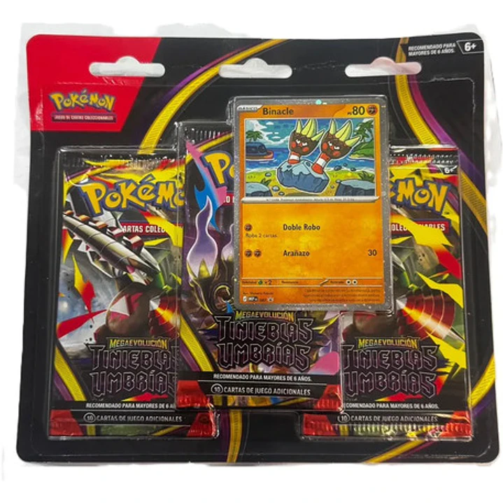 Tcg Pokémon Cart  Mega Evolución Tinieblas Umbrías X3 Esp 8