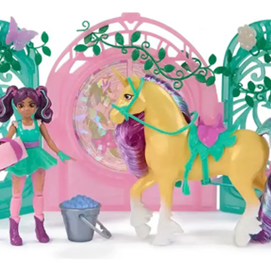 Muñeca Ava & Leaf En Puesto De Planta Unicorn Academy 1