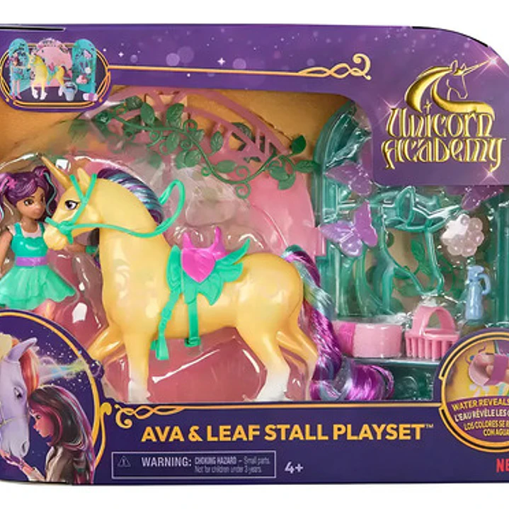 Muñeca Ava & Leaf En Puesto De Planta Unicorn Academy 4