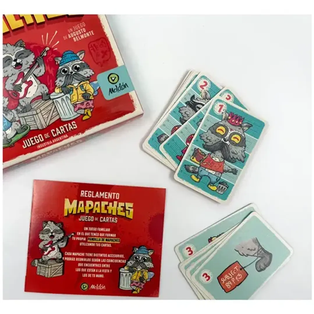 Juego De Mesa Familiar Mapaches Maldón 3