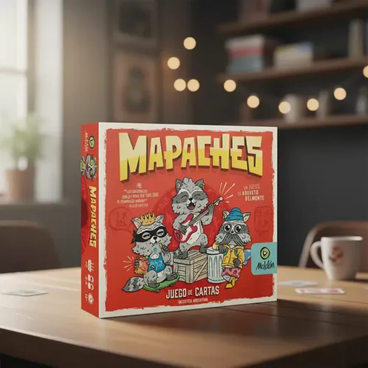 Juego De Mesa Familiar Mapaches Maldón 6