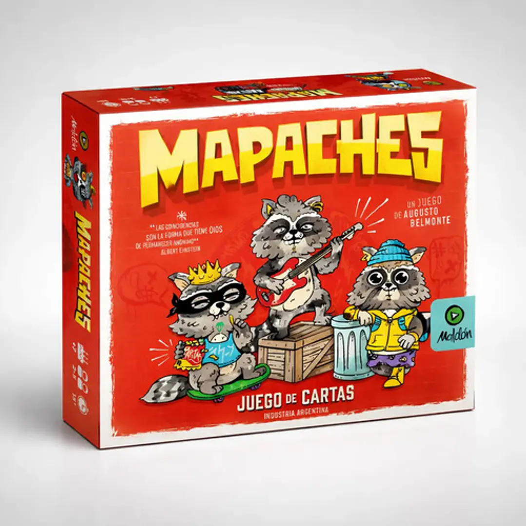Juego De Mesa Familiar Mapaches Maldón 9