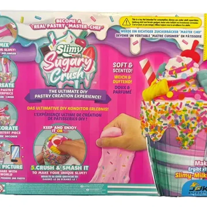 Slimy Sugary Crush Kit Para Hacer Milshake De Vainilla 3