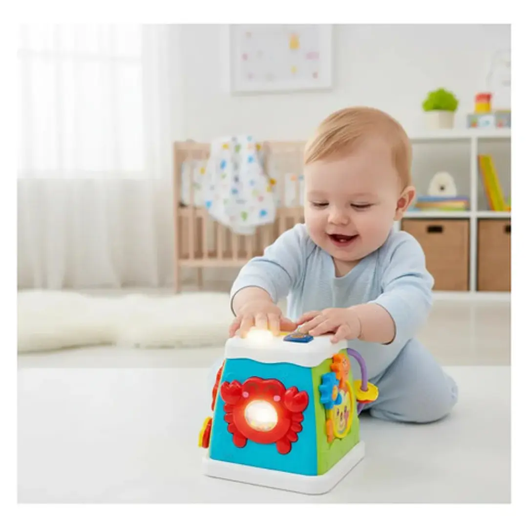 Piramide Didactica Con Luz Y Sonido Benic Baby 5