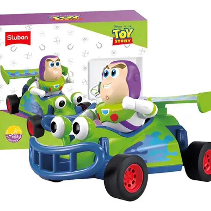 Auto Armable A Fricción Buzz Lightyear Toy Story Plástico Verde 1