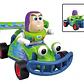 Auto Armable A Fricción Buzz Lightyear Toy Story Plástico Verde - Miniatura 3
