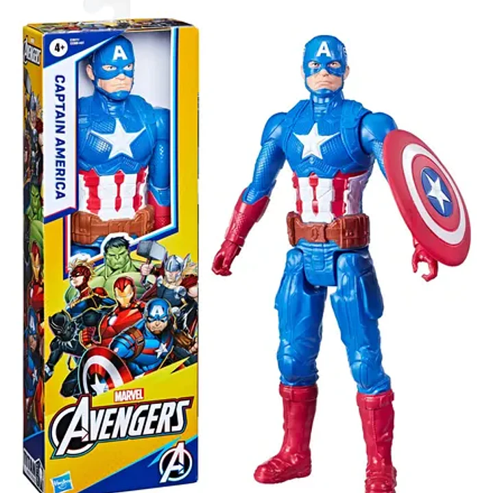 Figura 29cm Capitan America Hasbro Titan Hero Series 1