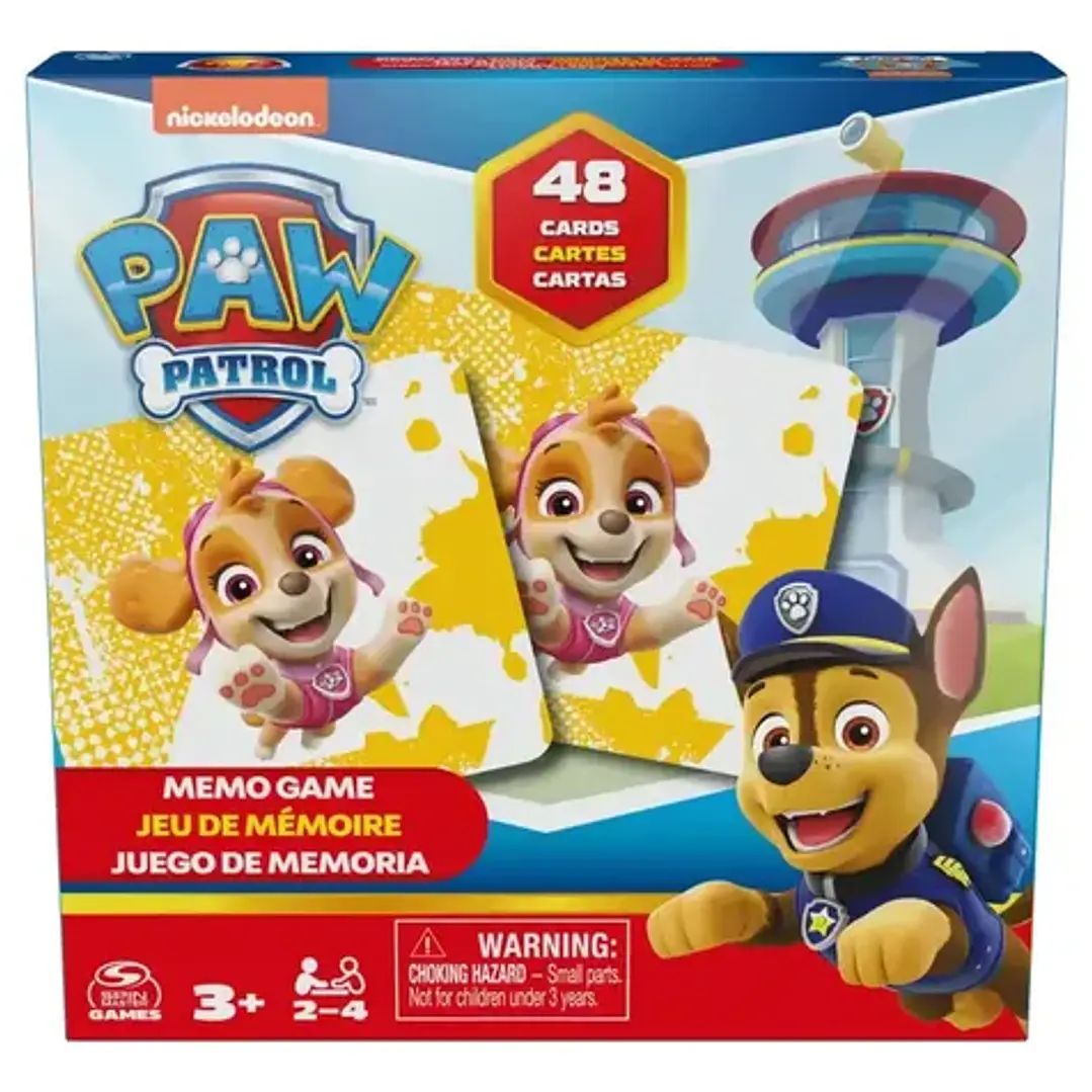 Paw Patrol Juego De Memoria 48 Cartas Infantil Memo Game 2