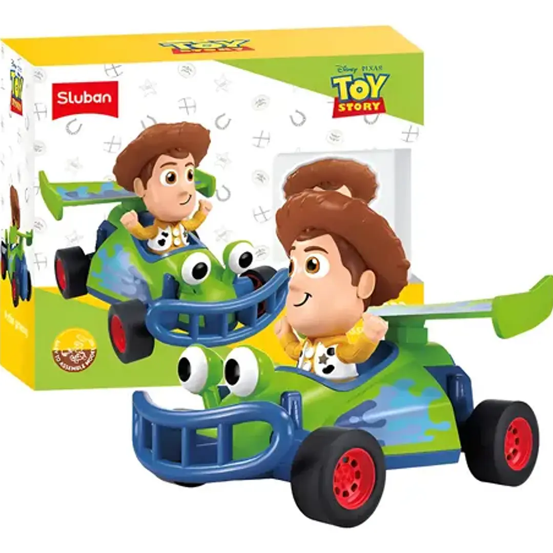 Auto Para Armar Fricción Woody Toy Story Disney Sluban 1