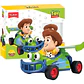Auto Para Armar Fricción Woody Toy Story Disney Sluban - Miniatura 1