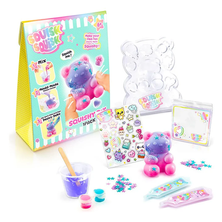 Fábrica De Squishy  Squish Squish Diy 1 Pack Canal Toys 4