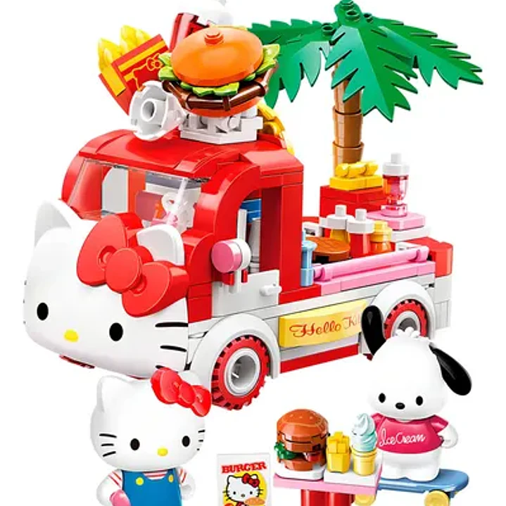 Hello Kitty Carrito De Verano 24cm Hello Kitty Food Truck 340 2