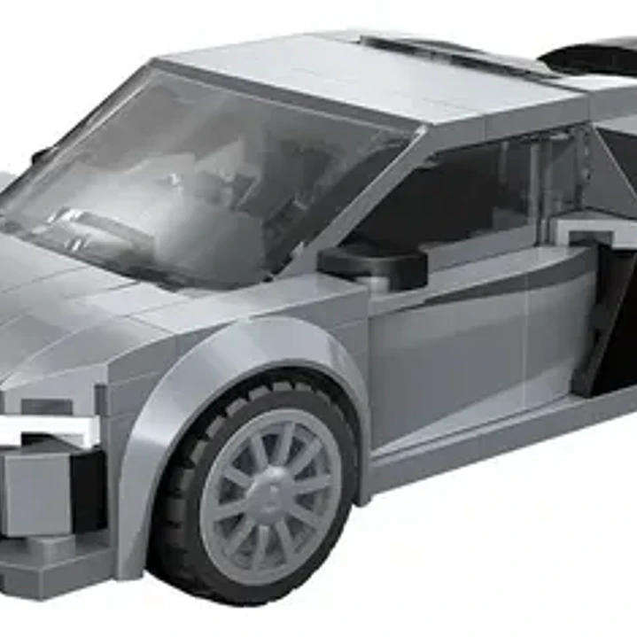 Cada Audi R8 Coupe 199 Pcs Escala 1:24 Gris 2