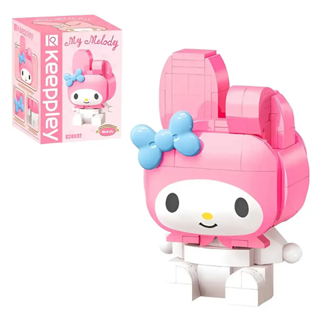 Bloques Para Armar Figura 10 Cm De Hello Kitty Keeppley Cantidad de piezas 142 1